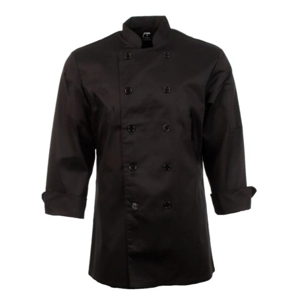 NWOT Mobb Unisex Chef Coat, Black, L and M available - Picture 2 of 12